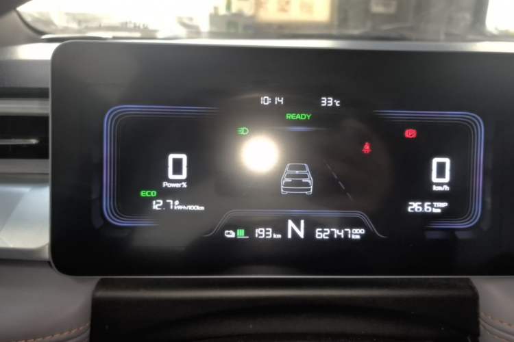 Used Geometry E Firefly 2022 320KM Cute Tiger 4-Seater Instrument Cluster