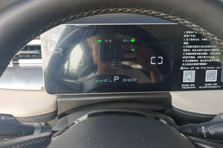 Used Geometry E Firefly 2022 401 km Linglong Tiger 4 Seats Instrument Cluster