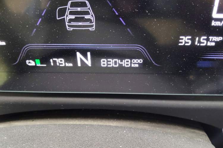Used Geometry E Firefly 2022 401 km Linglong Tiger 4 Seats Odometer Close Up