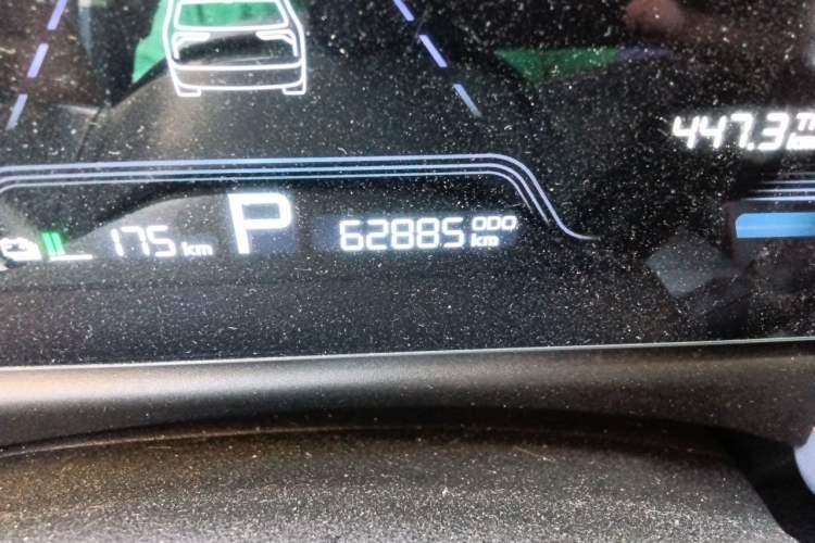 Used Geometry E Firefly 2022 401 km Linglong Tiger 4 Seats Odometer Close Up
