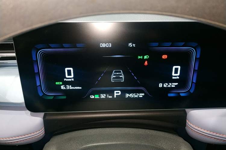Used Geometry E Firefly 2022 401 km Linglong Tiger 4 Seats Instrument Cluster