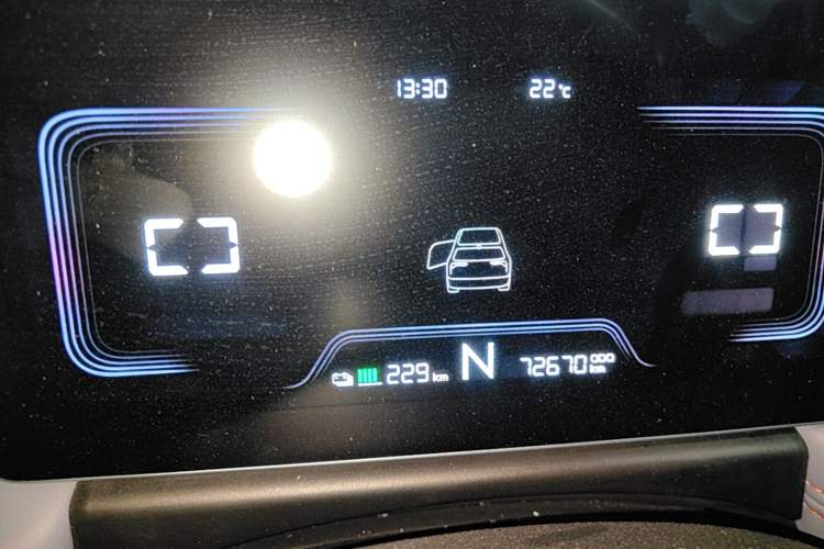 Used Geometry E Firefly 2022 320KM Cute Tiger 4-Seater Instrument Cluster