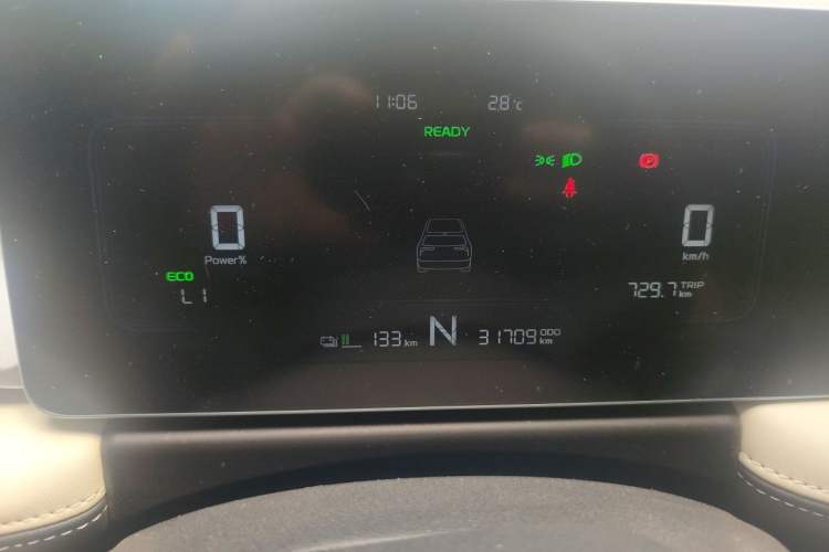 Used Geometry E Firefly 2022 320KM Cute Tiger 4-Seater Instrument Cluster