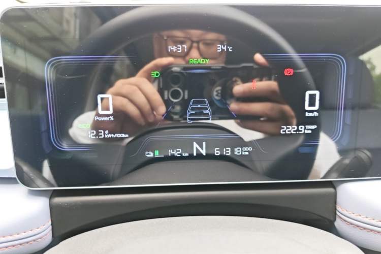 Used Geometry E Firefly 2022 401 km Linglong Tiger 4 Seats Instrument Cluster