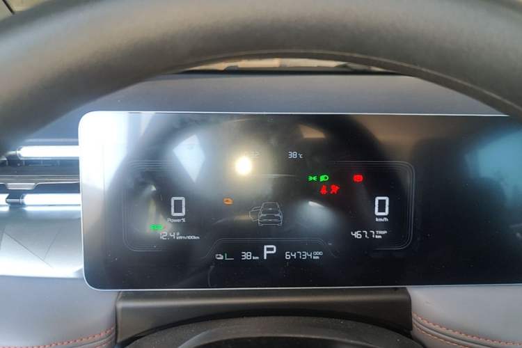 Used Geometry E Firefly 2022 401 km Linglong Tiger 4 Seats Instrument Cluster