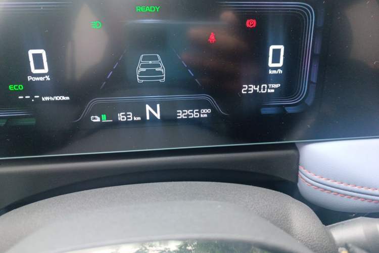 Used Geometry E Firefly 2022 401 km Linglong Tiger 4 Seats Odometer Close Up