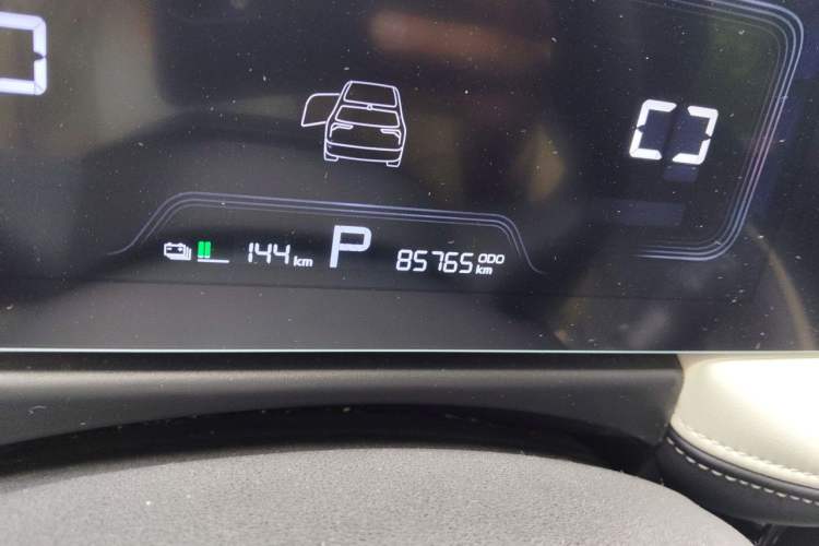 Used Geometry E Firefly 2022 401 km Linglong Tiger 5 Seats Odometer Close Up