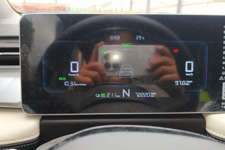 Used Geometry E Firefly 2022 320KM Cute Tiger 4-Seater Instrument Cluster