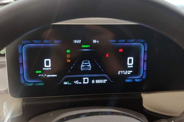 Used Geometry E Firefly 2022 320KM Cute Tiger 4-Seater Instrument Cluster
