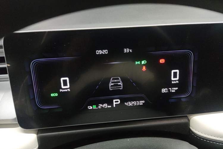 Used Geometry E Firefly 2022 401 km Linglong Tiger 4 Seats Instrument Cluster