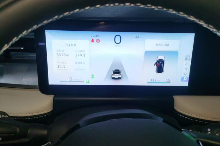 Used Geometry E Firefly 2022 401KM Lightning Tiger 5-Seater Instrument Cluster