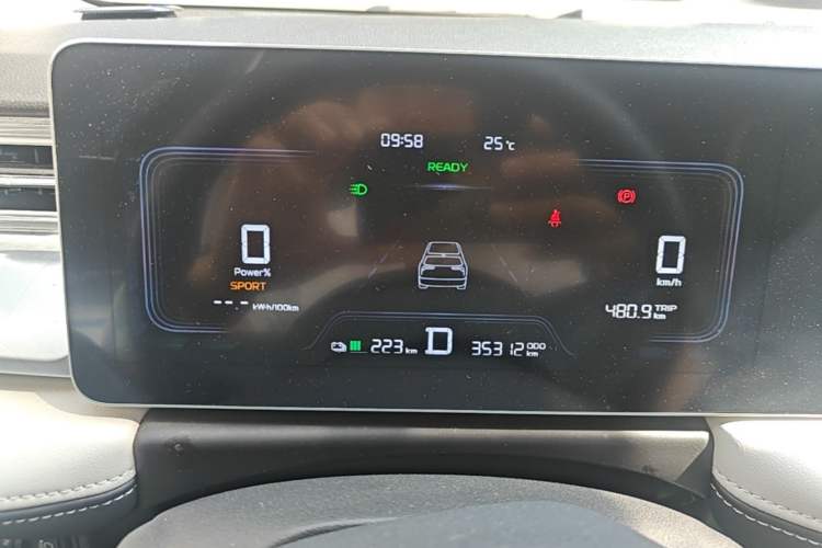 Used Geometry E Firefly 2022 401 km Linglong Tiger 4 Seats Instrument Cluster