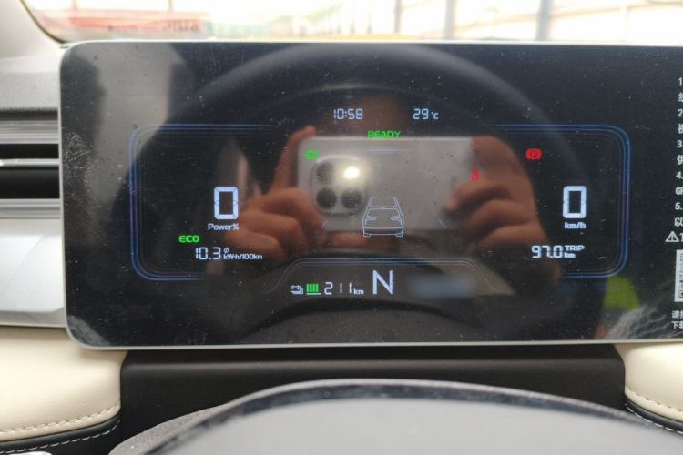 Used Geometry E Firefly 2022 320KM Cute Tiger 4-Seater Instrument Cluster