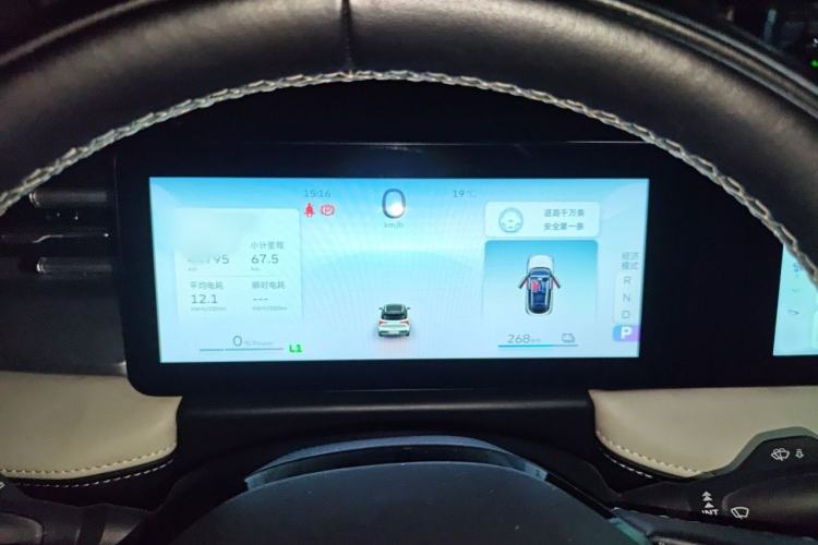 Used Geometry E Firefly 2022 401KM Lightning Tiger 4-Seater Instrument Cluster