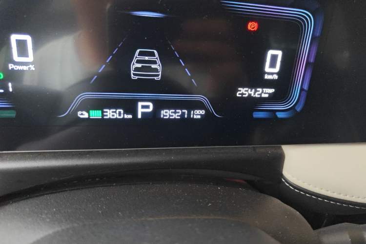 Used Geometry E Firefly 2022 401 km Linglong Tiger 4 Seats Odometer Close Up