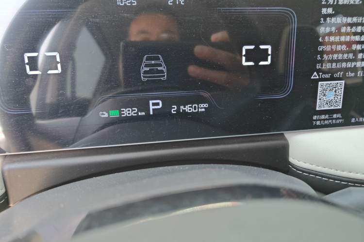 Used Geometry E Firefly 2022 401 km Linglong Tiger 4 Seats Odometer Close Up