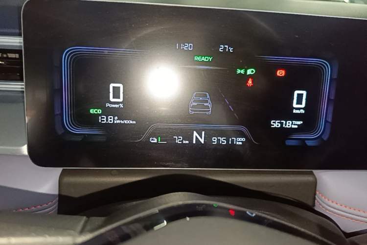 Used Geometry E Firefly 2023 401KM Linglong Tiger 5-Seater Instrument Cluster