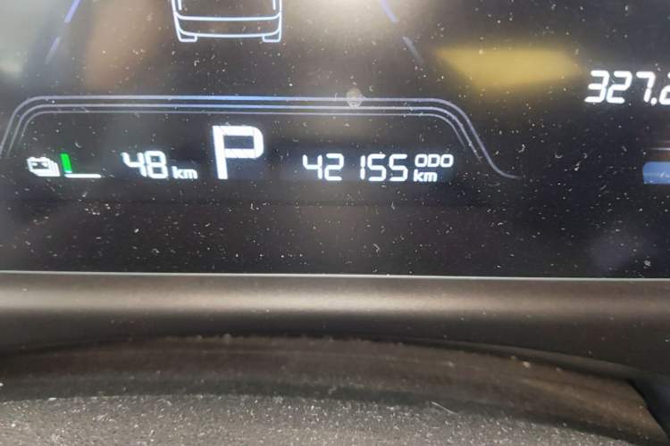 Used Geometry E Firefly 2023 401KM Linglong Tiger 5-Seater Odometer Close Up