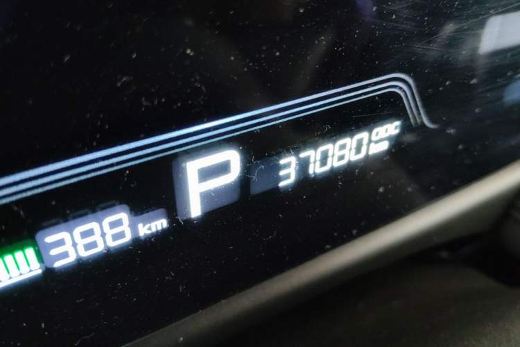 Used Geometry E Firefly 2023 401KM Linglong Tiger 5-Seater Odometer Close Up