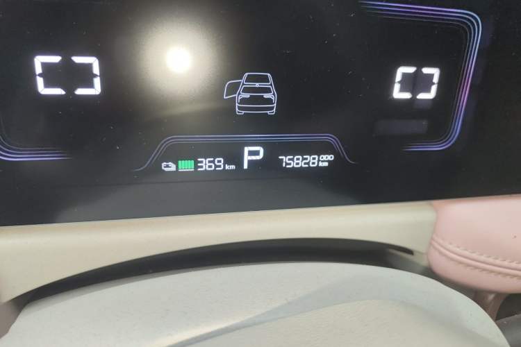 Used Geometry E Firefly 2023 401 km Super-Liked Special Edition 5 Seats Odometer Close Up