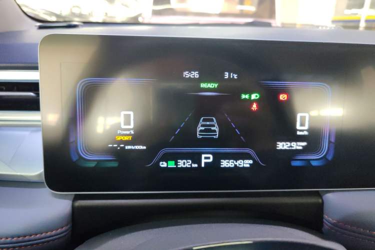 Used Geometry E Firefly 2023 401KM Linglong Tiger 5-Seater Instrument Cluster