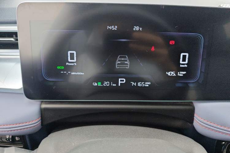 Used Geometry E Firefly 2023 401KM Linglong Tiger 5-Seater Instrument Cluster