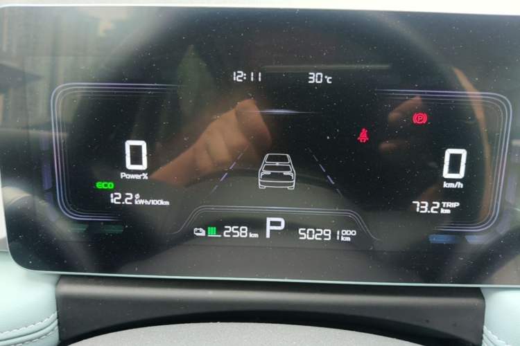 Used Geometry E Firefly 2023 401KM Linglong Tiger 5-Seater Instrument Cluster