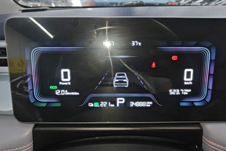 Used Geometry E Firefly 2023 320KM Cute & Handsome Tiger 5 Seats Instrument Cluster