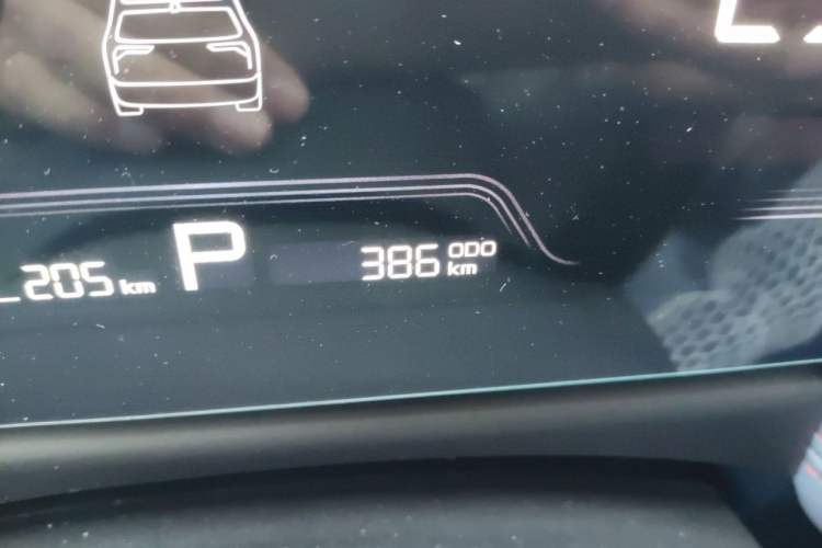 Used Geometry E Firefly 2023 401KM Linglong Tiger 5-Seater Odometer Close Up