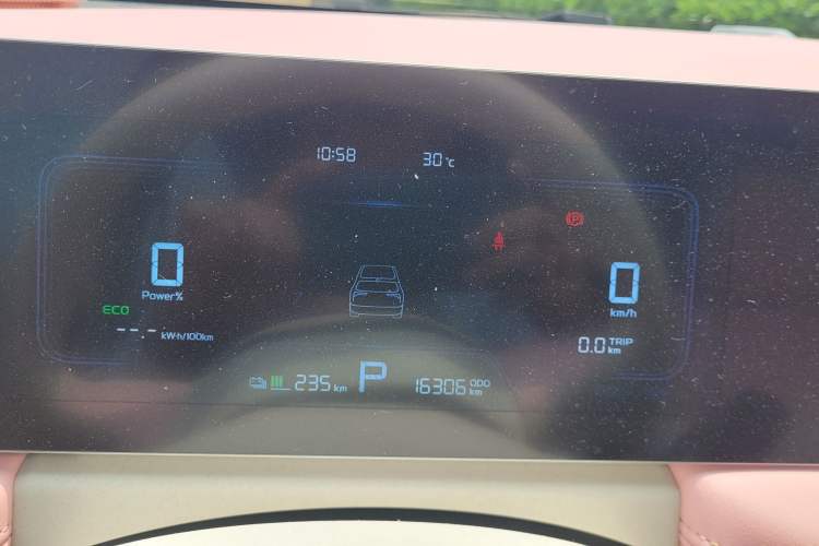 Used Geometry E Firefly 2023 401 km Super-Liked Special Edition 5 Seats Odometer Close Up
