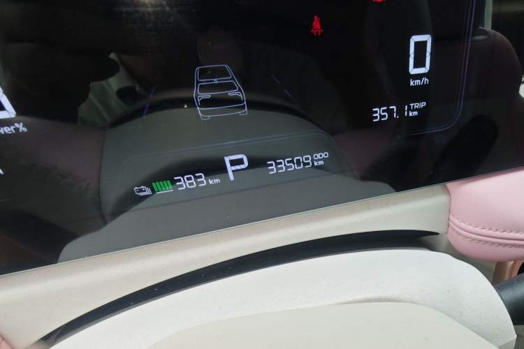 Used Geometry E Firefly 2023 401 km Super-Liked Special Edition 5 Seats Odometer Close Up