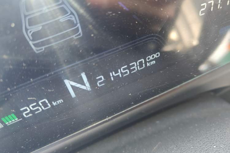 Used Geometry E Firefly 2023 401KM Linglong Tiger 5-Seater Odometer Close Up