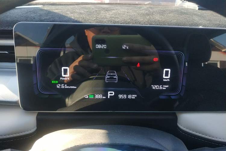 Used Geometry E Firefly 2023 401KM Lightning Tiger 5-Seater Instrument Cluster