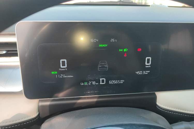 Used Geometry E Firefly 2023 401KM Linglong Tiger 5-Seater Instrument Cluster