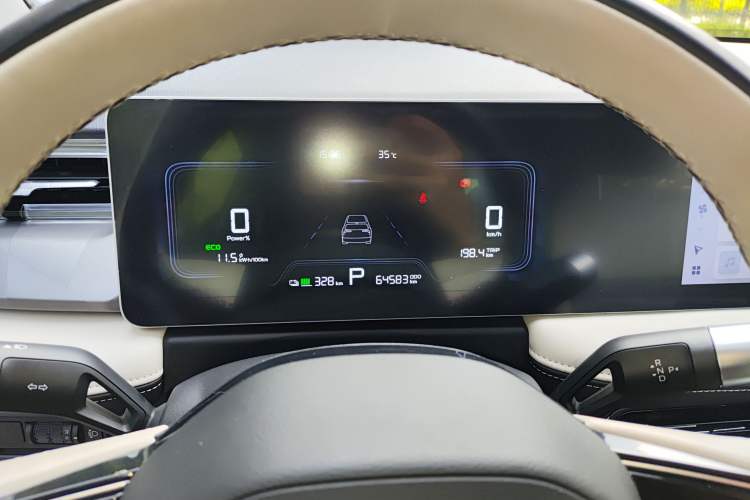 Used Geometry E Firefly 2023 401KM Linglong Tiger 5-Seater Instrument Cluster