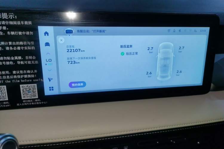 Used Geometry E Firefly 2023 401KM Lightning Tiger 5-Seater Instrument Cluster