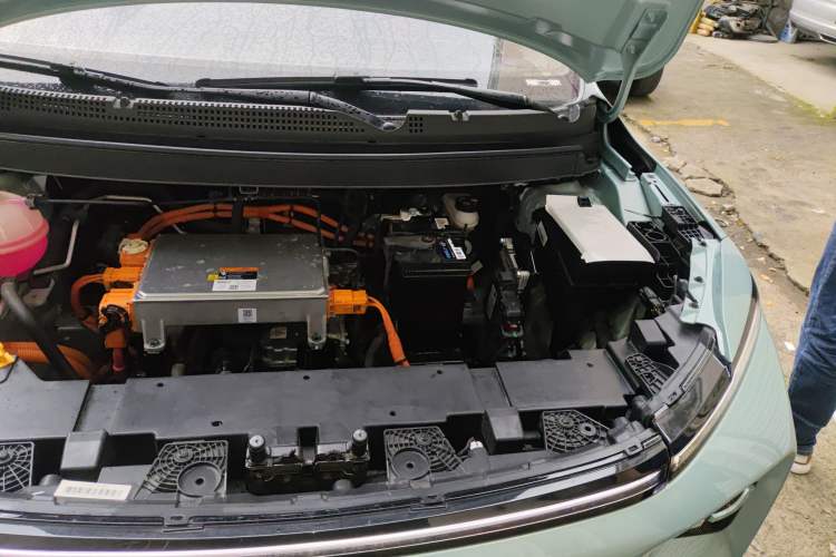 Used Geometry E Firefly 2024 401 km Fluorescent Engine Bay Left