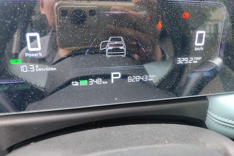 Used Geometry E Firefly 2024 401km Starlight Instrument Cluster