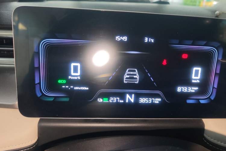 Used Geometry E Firefly 2024 301km Flowing Light Instrument Cluster