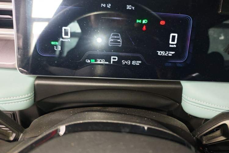Used Geometry E Firefly 2024 401km Starlight Odometer Close Up