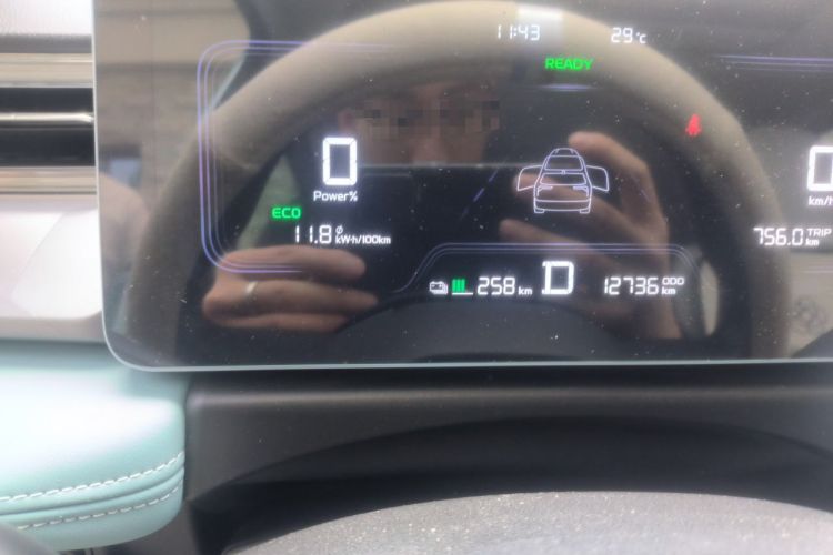 Used Geometry E Firefly 2024 401km Starlight Instrument Cluster