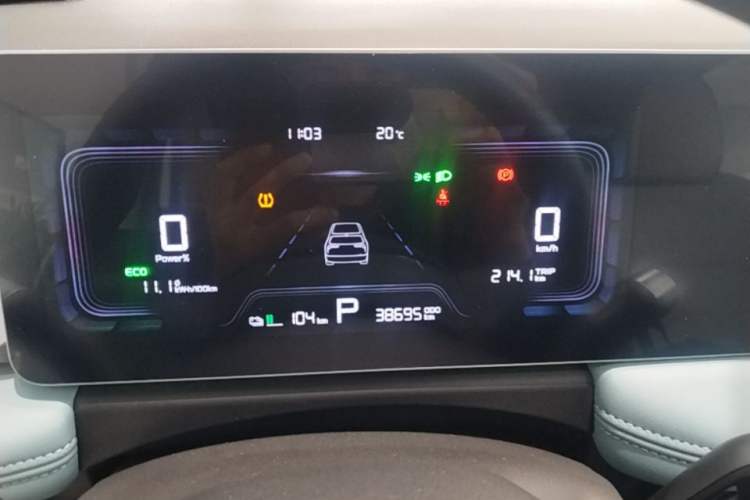 Used Geometry E Firefly 2024 301km Starlight Instrument Cluster