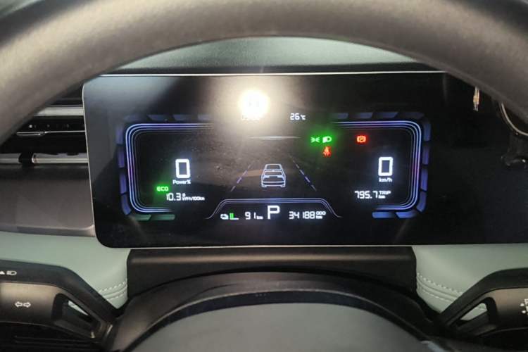 Used Geometry E Firefly 2024 301km Starlight Instrument Cluster