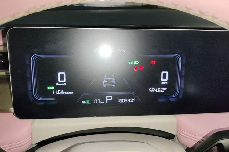 Used Geometry E Firefly 2024 301km Starlight Instrument Cluster