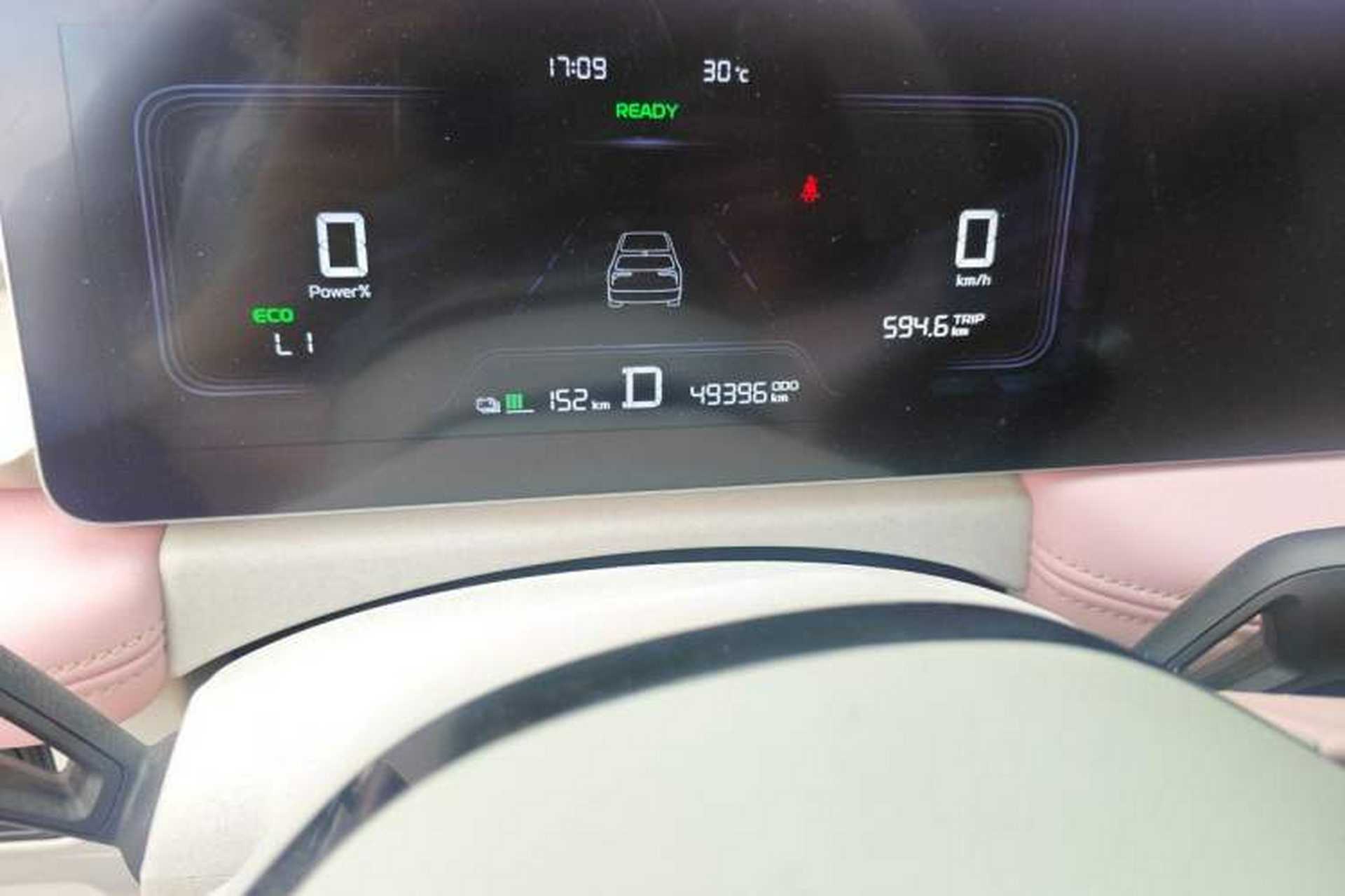 Used Geometry E Firefly 2024 301km Starlight Odometer Close Up