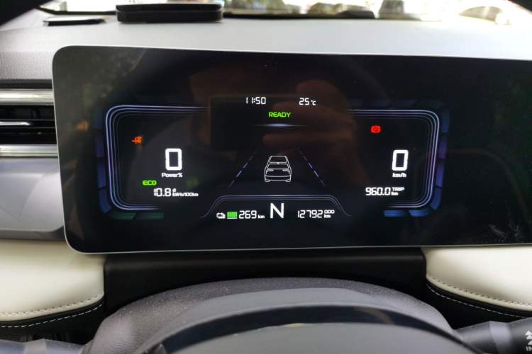 Used Geometry E Firefly 2024 301km Flowing Light Instrument Cluster