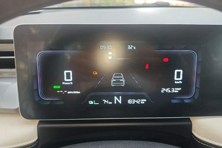 Used Geometry E Firefly 2024 301km Flowing Light Instrument Cluster
