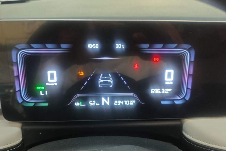 Used Geometry E Firefly 2024 301km Flowing Light Instrument Cluster