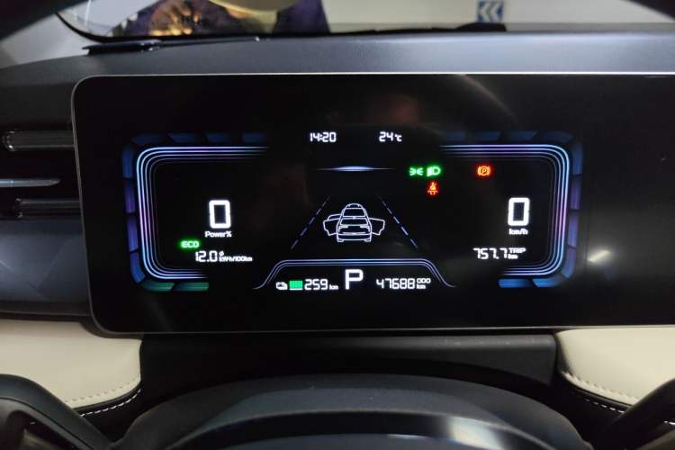 Used Geometry E Firefly 2024 301km Starlight Instrument Cluster
