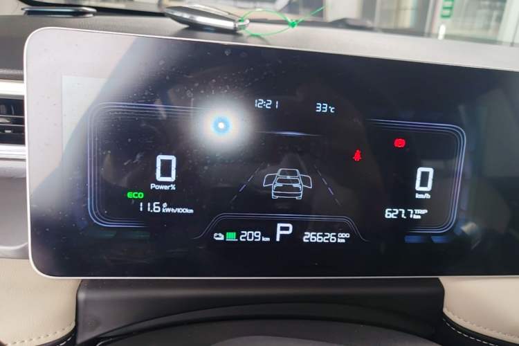 Used Geometry E Firefly 2024 301km Starlight Instrument Cluster